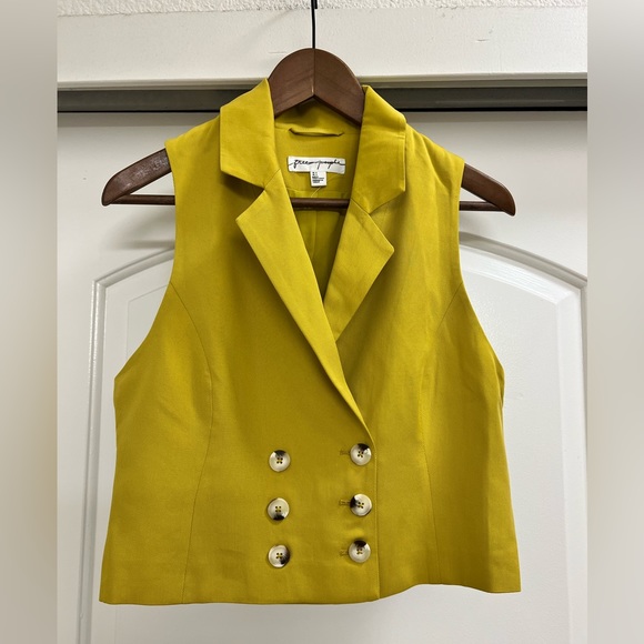 NWOT Free People Double Breasted Gabbie Vest - Picture 5 of 9
